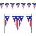 Goldengifts Spirit Of America Pennant Banner, 12PK GO48290